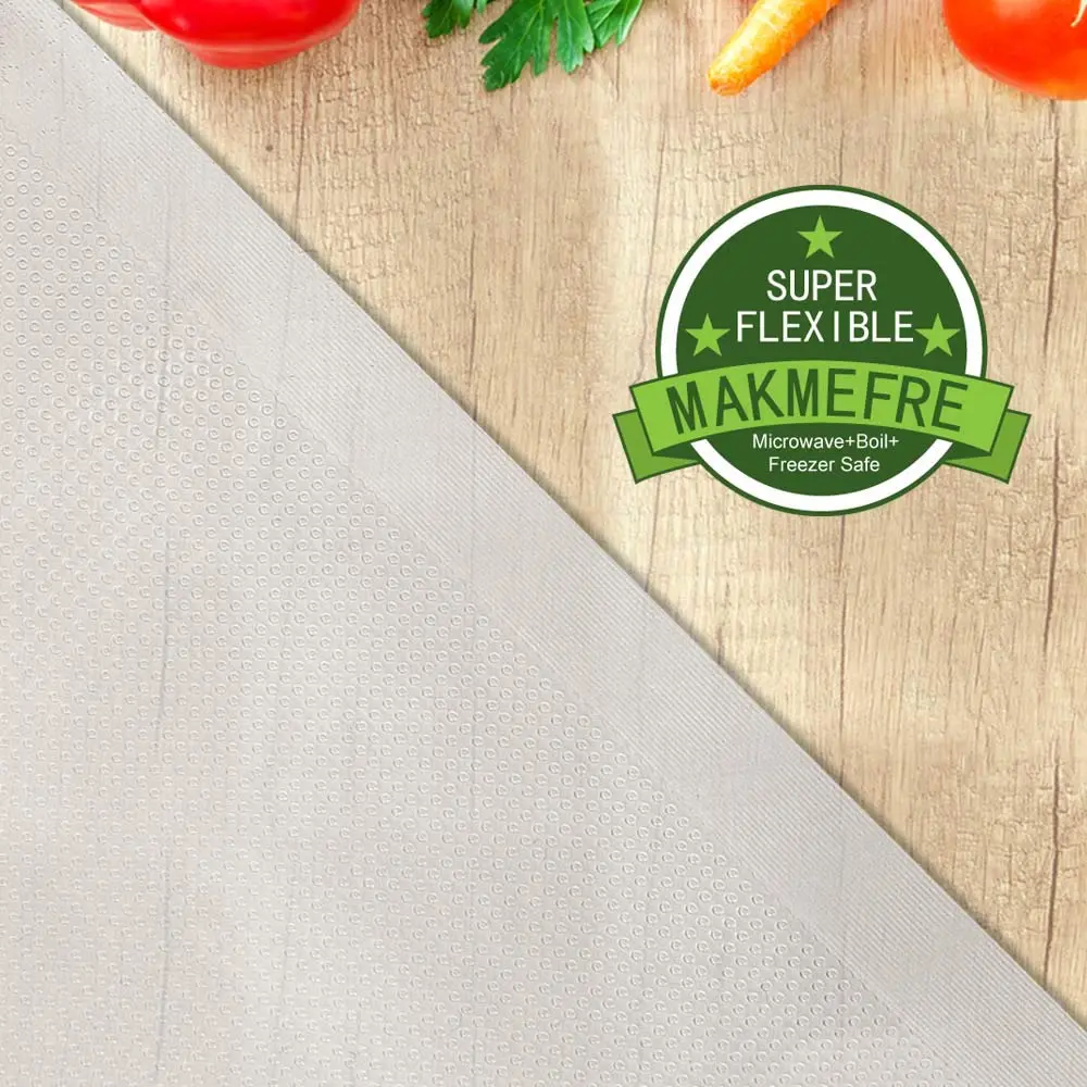 MakMeFre 100 Pint 6x10Inch Vacuum Sealer Bags for Food Storage | BPA Free, Commercial Grade, Long Shelf Life - view 6