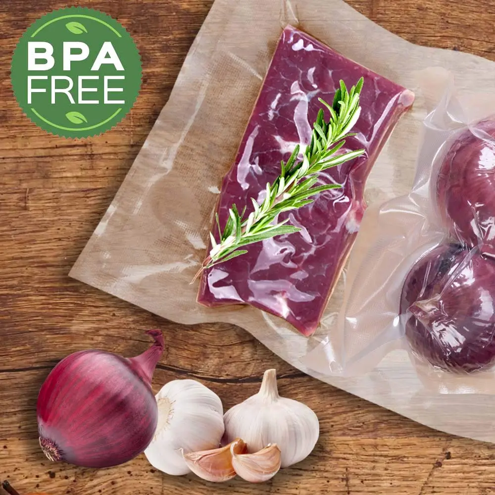 MakMeFre 100 Pint 6x10Inch Vacuum Sealer Bags for Food Storage | BPA Free, Commercial Grade, Long Shelf Life - view 3