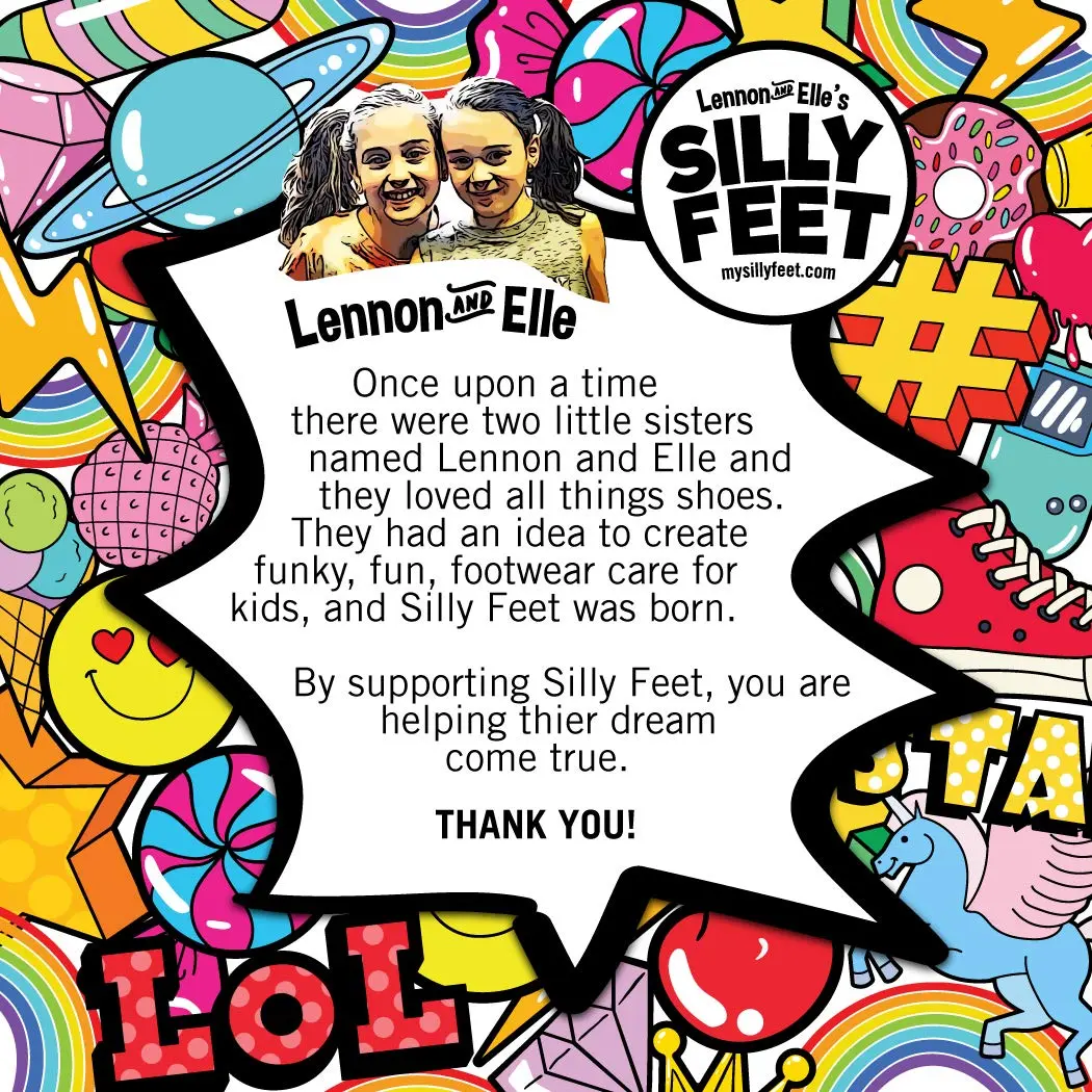 Silly Feet Kids Shoe Insoles Bubble Gum Scented Soft Foam | Replace & Fit Perfectly in Shoes - view 7