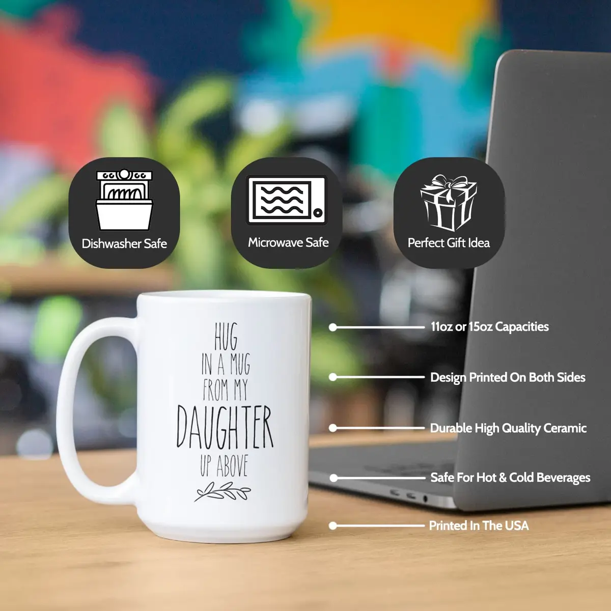 Creator's Cove Loss of a Daughter Coffee Mug 11oz | Sympathy Memorial Gift for Grief Support - view 5