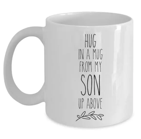Creator's Cove Death of a Son Coffee Mug 11oz | Sympathy Memorial Gift for Loss - main product image