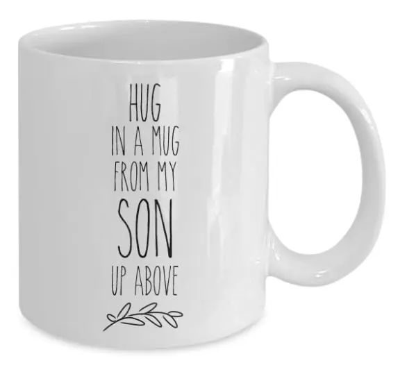 Creator's Cove Death of a Son Coffee Mug 11oz | Sympathy Memorial Gift for Loss - view 3