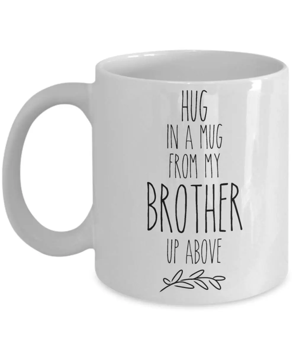 Creator's Cove Loss of Brother Memorial Coffee Mug 11oz | Sympathy Gift for Men & Women - main product image