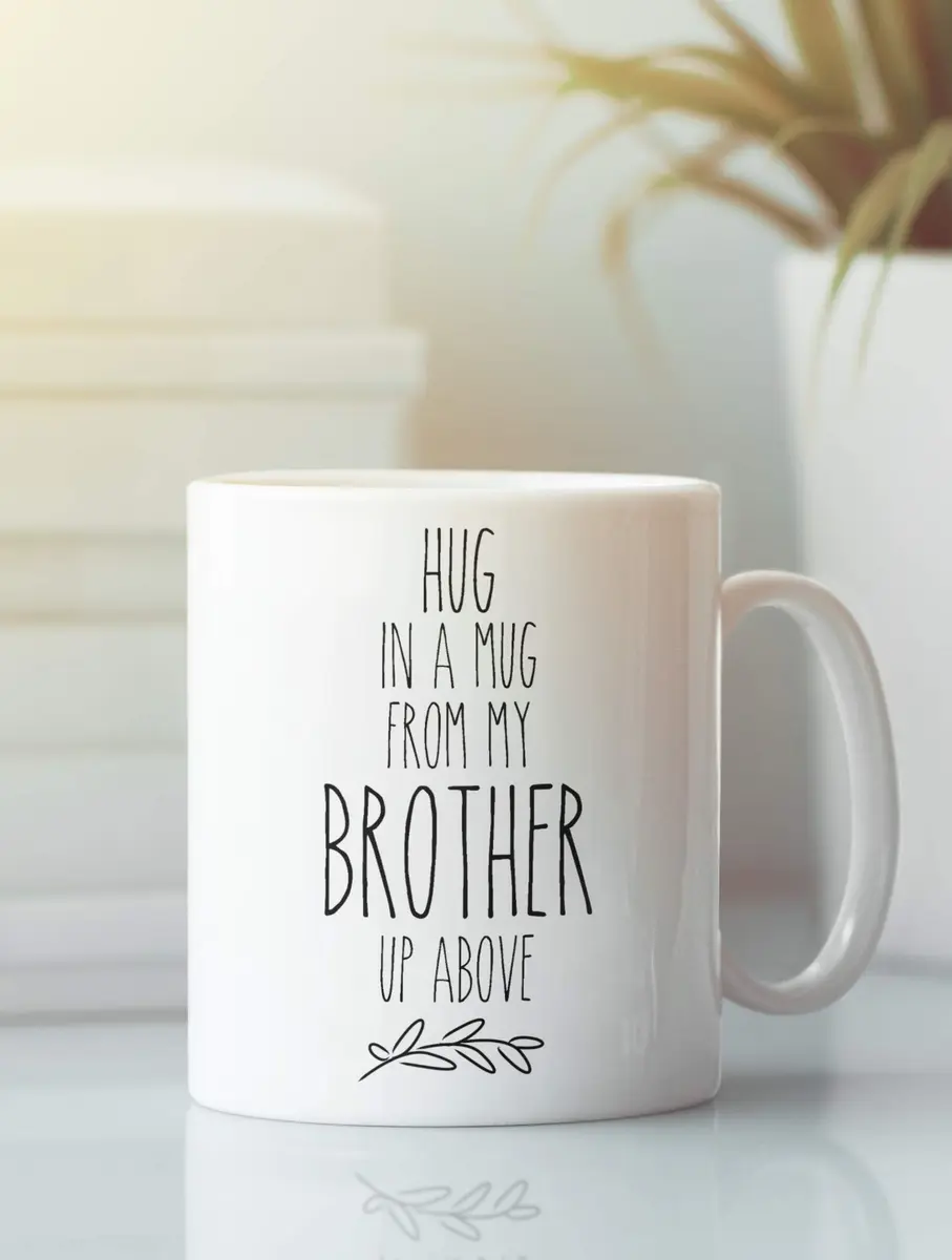 Creator's Cove Loss of Brother Memorial Coffee Mug 11oz | Sympathy Gift for Men & Women - view 3