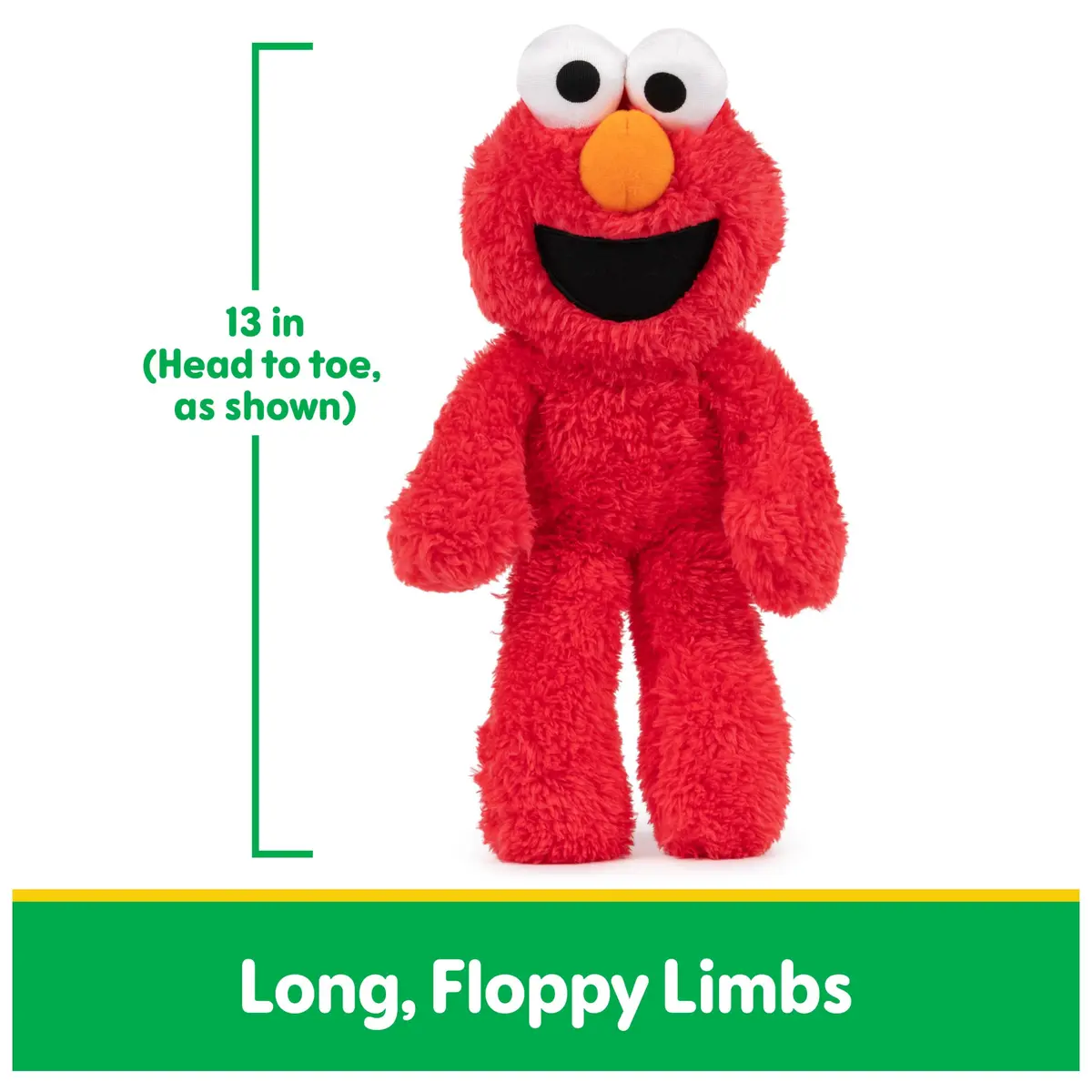 GUND Sesame Street Elmo Take Along Buddy 13-Inch Plush Toy for Ages 1+ | Soft, Huggable & Portable - view 3