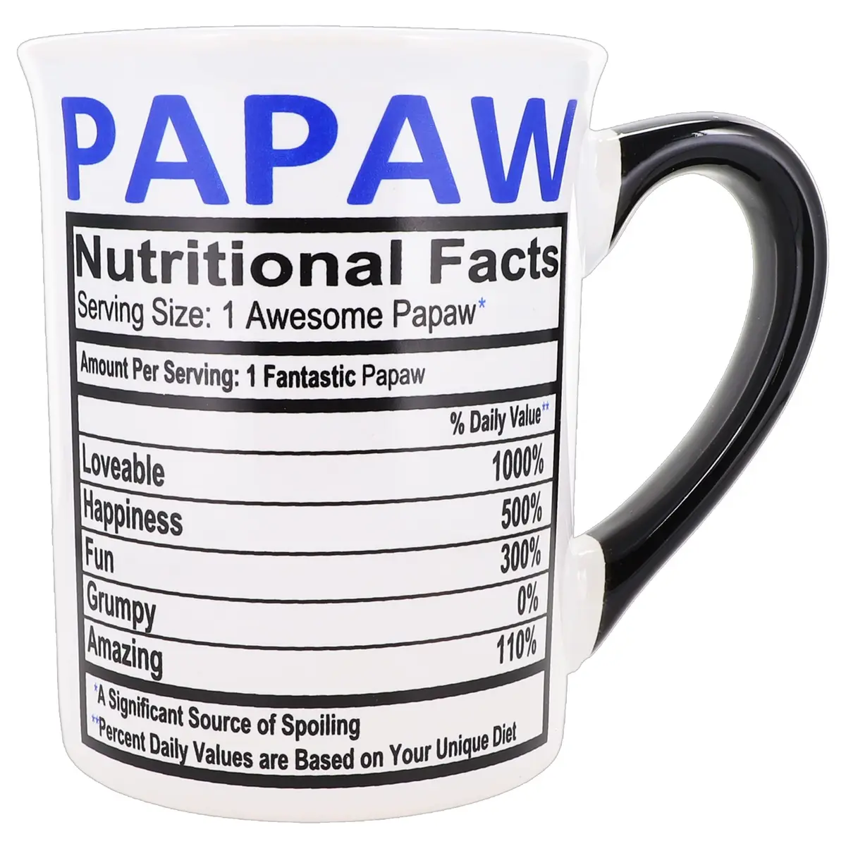 Cottage Creek Papaw Coffee Mug 16oz Ceramic Coffee Cup | Dad & Grandpa Gift with Sentimental Message - main product image