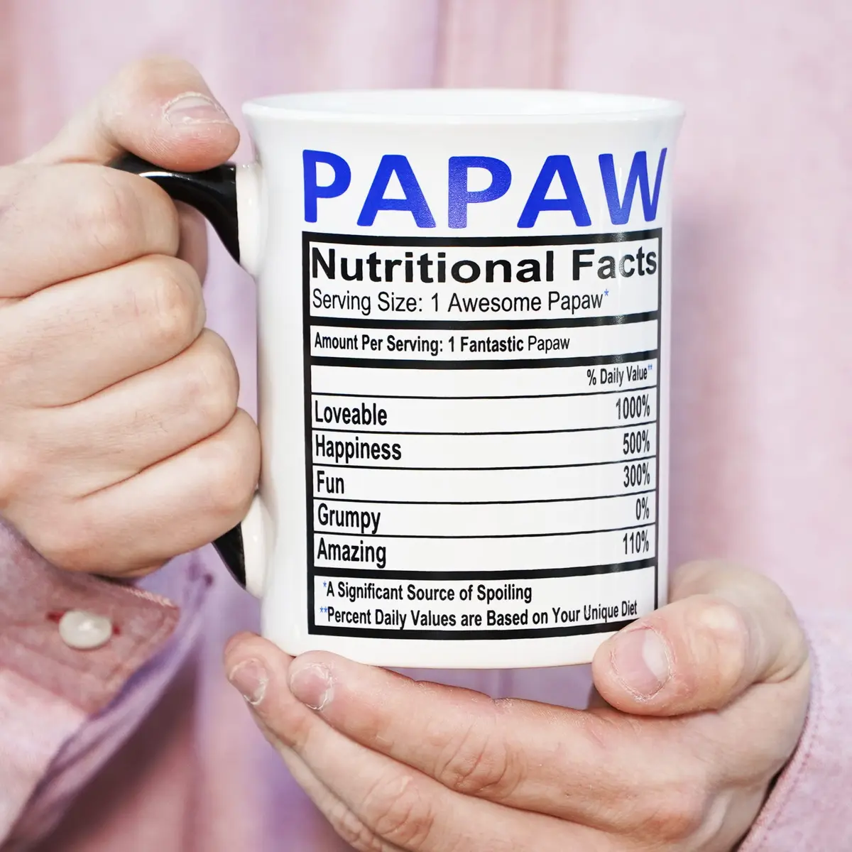 Cottage Creek Papaw Coffee Mug 16oz Ceramic Coffee Cup | Dad & Grandpa Gift with Sentimental Message - view 6