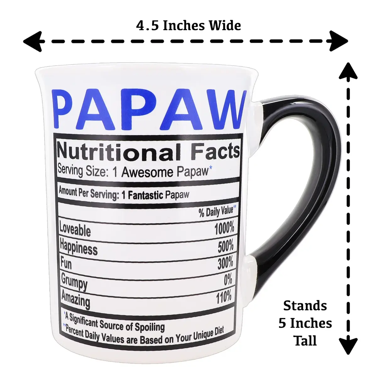 Cottage Creek Papaw Coffee Mug 16oz Ceramic Coffee Cup | Dad & Grandpa Gift with Sentimental Message - view 4