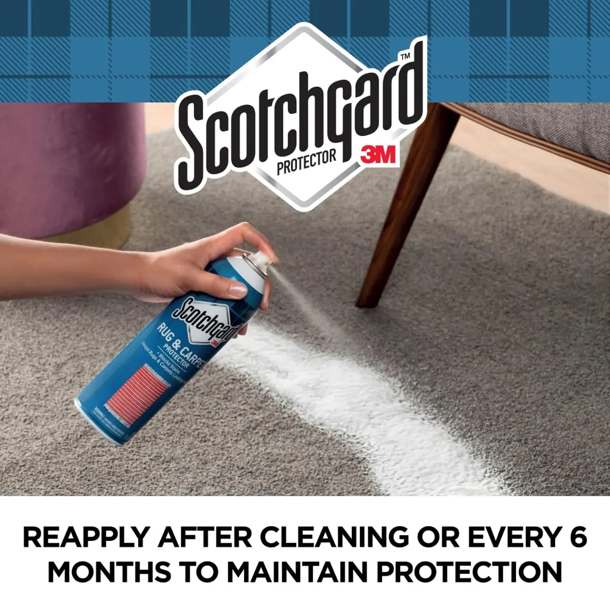 Scotchgard Rug & Carpet Protector 17 oz | Stain Blocker & Deep Penetration (70-120 chars) - view 4