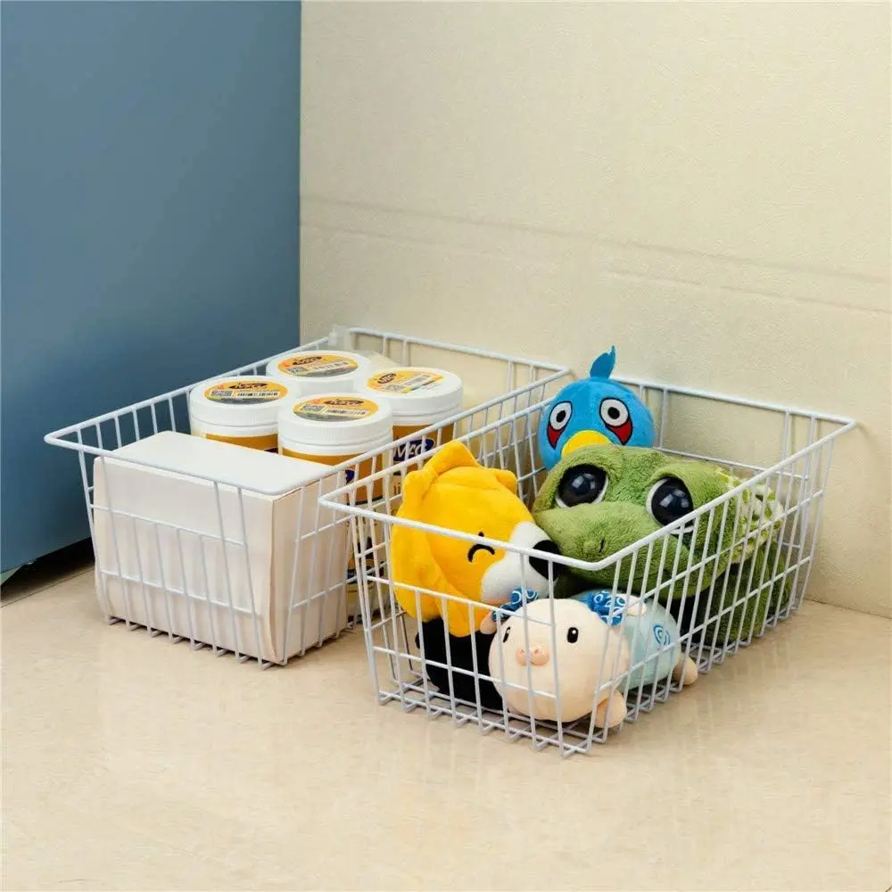 Slideep Farmhouse Storage Baskets 2 Pack | Rustic Kitchen & Home Organizer (70-120c) - view 3