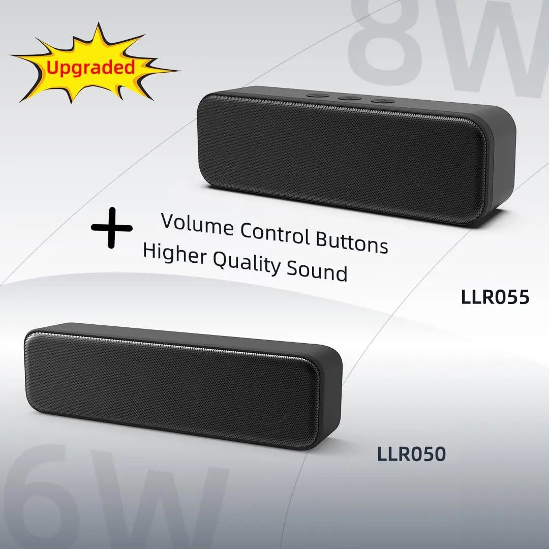 LIELONGREN Upgraded Computer Speakers 286g (10.1 oz) | Plug-n-Play USB Sound Bar with Stereo Loud Sound - view 8