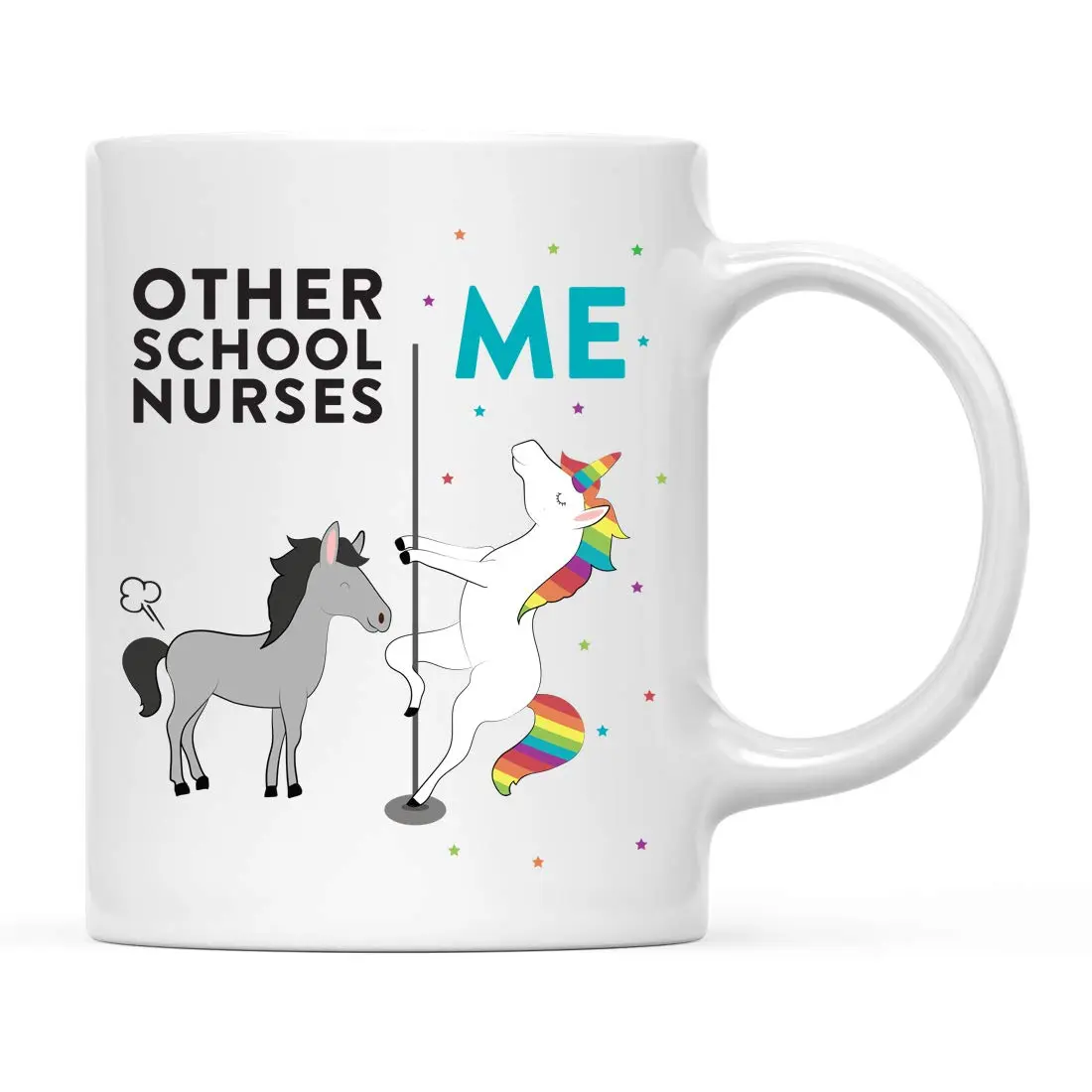 Andaz Press Funny Quirky 11oz Ceramic Coffee Mug Gift Box | School Nurse Humor - main product image