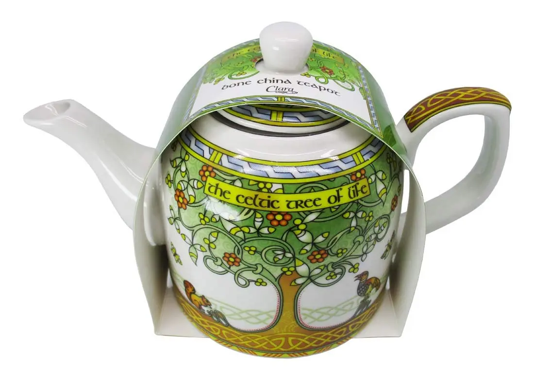 Royal Tara Tree of Life Porcelain Teapot | Celtic Bone China 650ml | Irish Design - main product image
