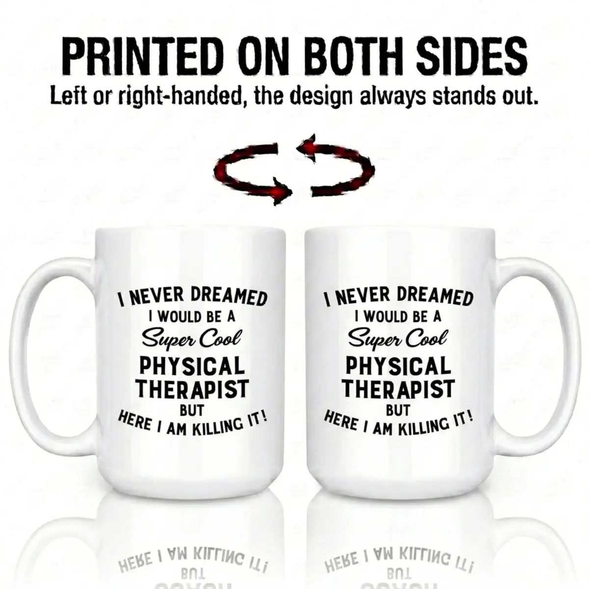 Artisan Owl I Never Dreamed I Would Be A Cool Therapist Mug 15oz | Funny Therapist Coffee Mug for Physical & Occupational Therapists - view 6