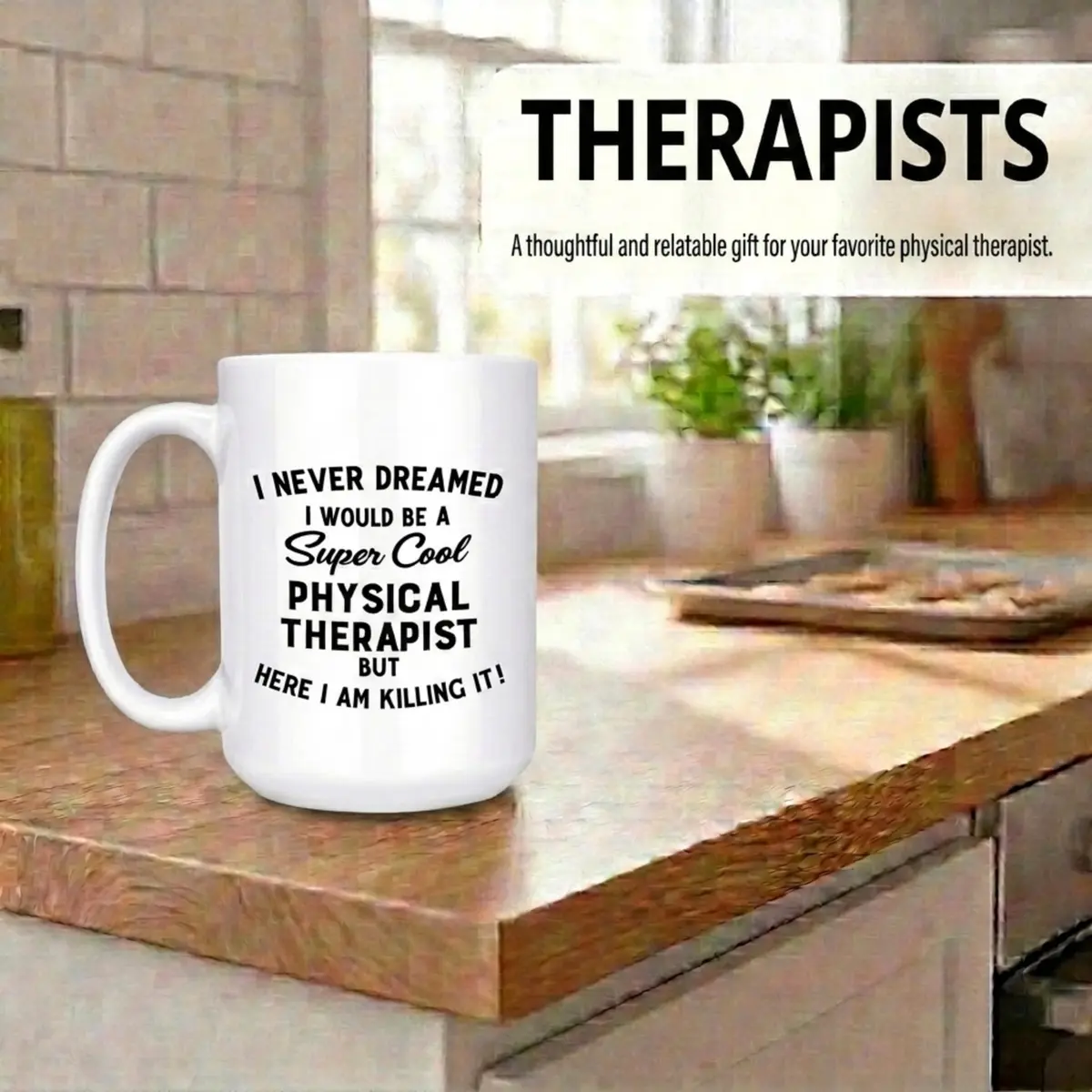 Artisan Owl I Never Dreamed I Would Be A Cool Therapist Mug 15oz | Funny Therapist Coffee Mug for Physical & Occupational Therapists - view 7