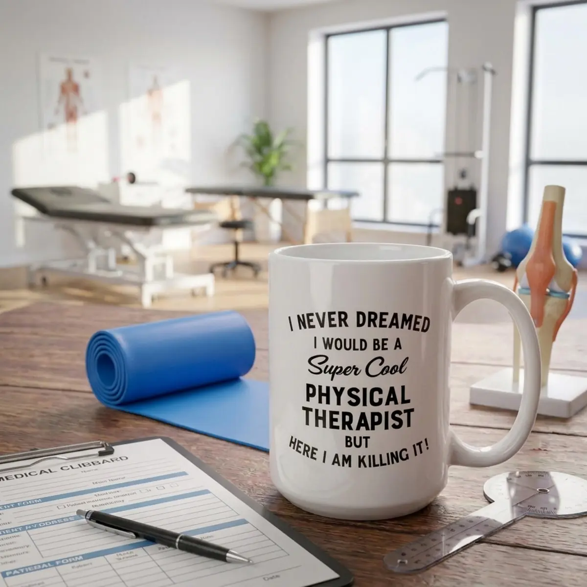 Artisan Owl I Never Dreamed I Would Be A Cool Therapist Mug 15oz | Funny Therapist Coffee Mug for Physical & Occupational Therapists - view 4