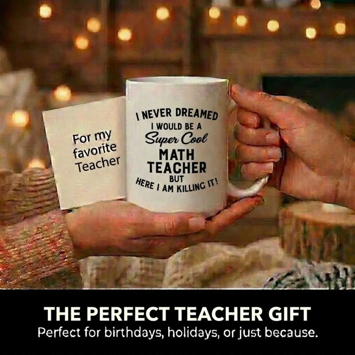 Artisan Owl Funny Math Teacher Gift – 'I'd Be a Cool Math Teacher but Here I Am' – 15oz Ceramic Mug for STEM Educators, Professors, Algebra & Calculus Lovers | Humor & Practicality - view 5