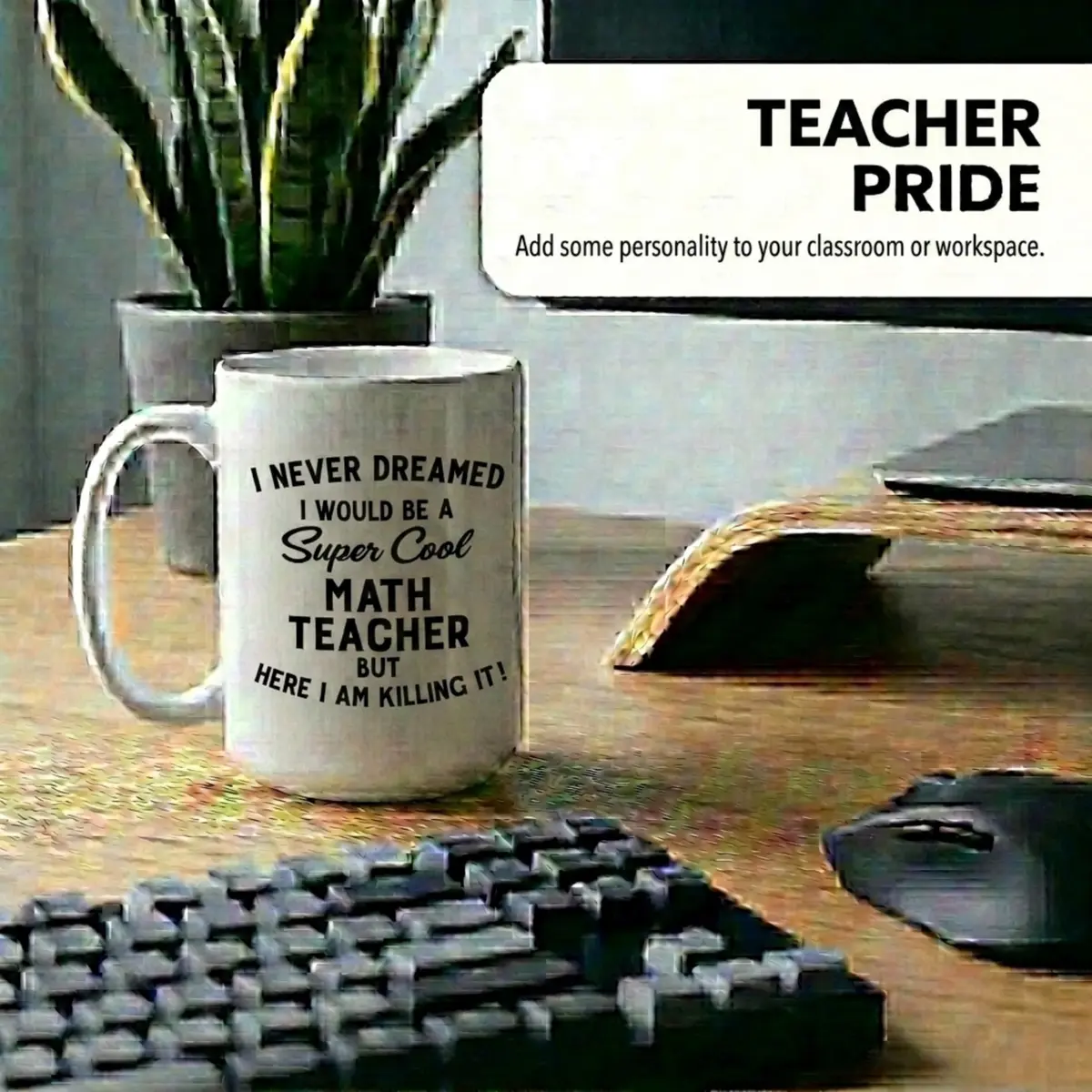 Artisan Owl Funny Math Teacher Gift – 'I'd Be a Cool Math Teacher but Here I Am' – 15oz Ceramic Mug for STEM Educators, Professors, Algebra & Calculus Lovers | Humor & Practicality - view 7