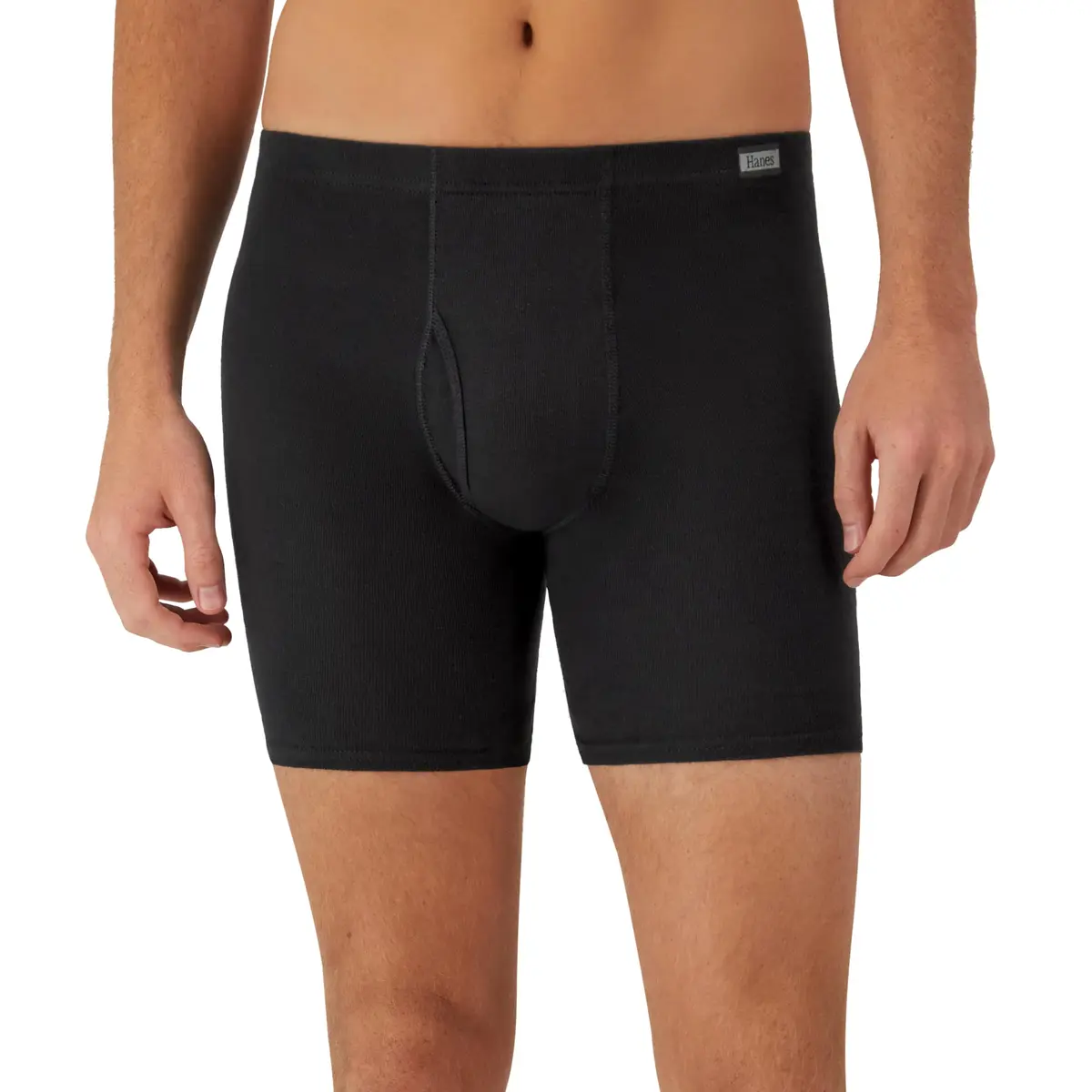 Hanes Men's Boxer Briefs 6 Pack Assorted | Tagless ComfortSoft Waistband, Mid Rise, Cotton (US) - view 2