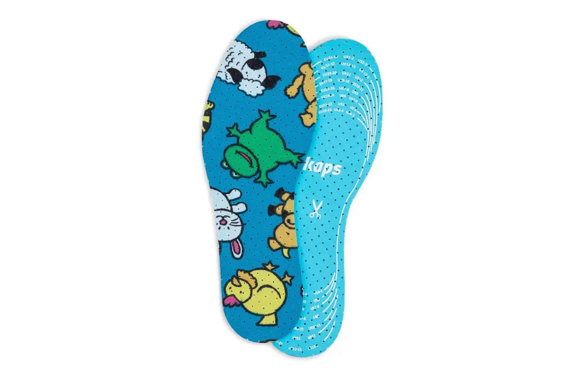 Kaps Kids Insoles 6 Pair | Soft Cushioned Breathable Shoe Inserts for Toddlers & Children - view 3