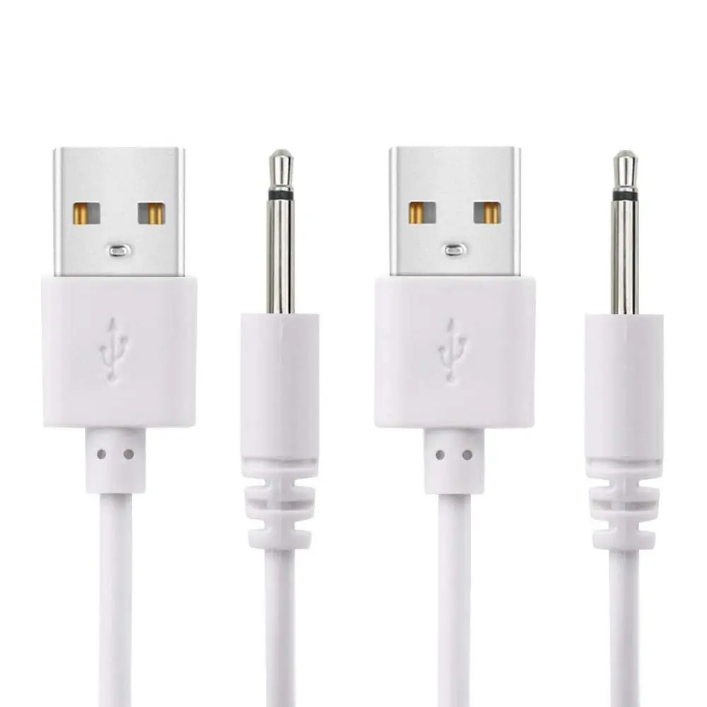 BATSOEASY 2 Pack 2.7ft Replacement DC Charging Cable | USB to 2.5mm Fast Charger Cord Adapter - main product image