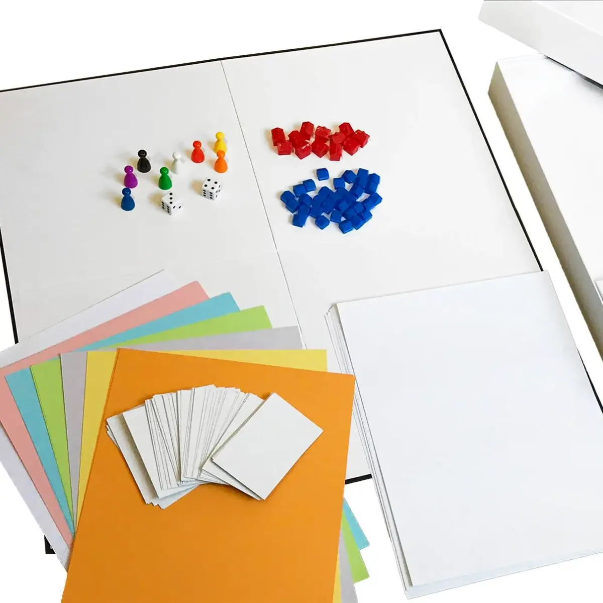 Apostrophe Games Create Your Own Opoly Board Game Kit with Blank Board & Game Pieces, 50.8cm x 50.8cm (20" x 20") | Educational Board Game for Kids 3-12 - view 3
