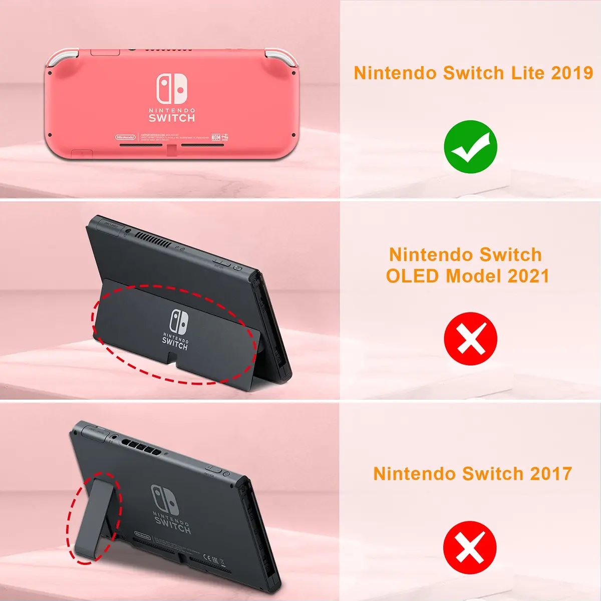 FINTIE Soft Silicone Protective Case for Nintendo Switch Lite (Living Coral) | Ergonomic Grip, Anti-Slip, Shock-Absorption & Anti-Scratch, Lightweight Grip Case Cover - view 2