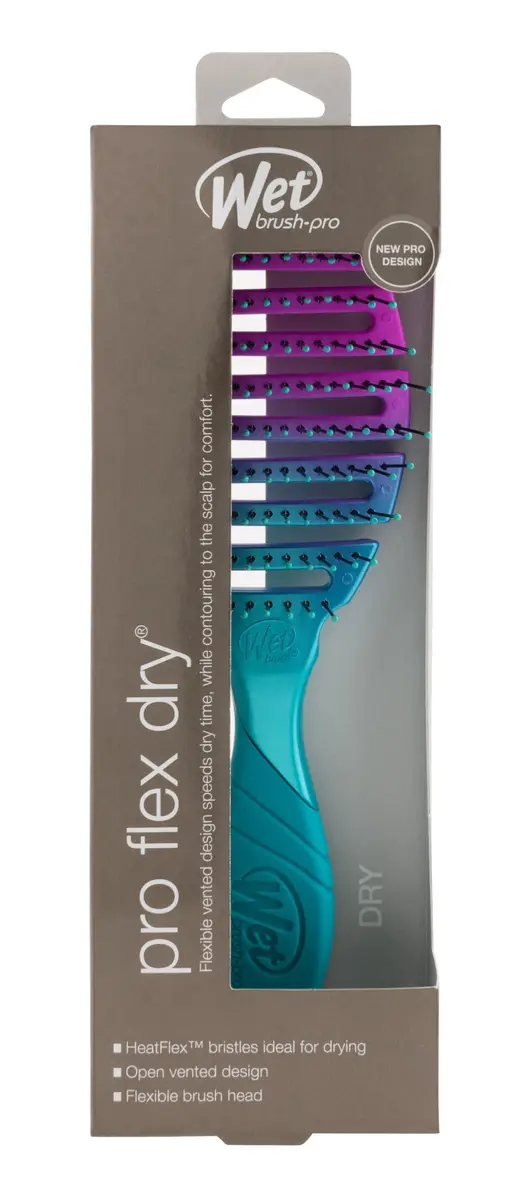 Wet Brush Pro Flex Dry Teal Ombre Hair Brush | Detangles Hair with Ease - view 3