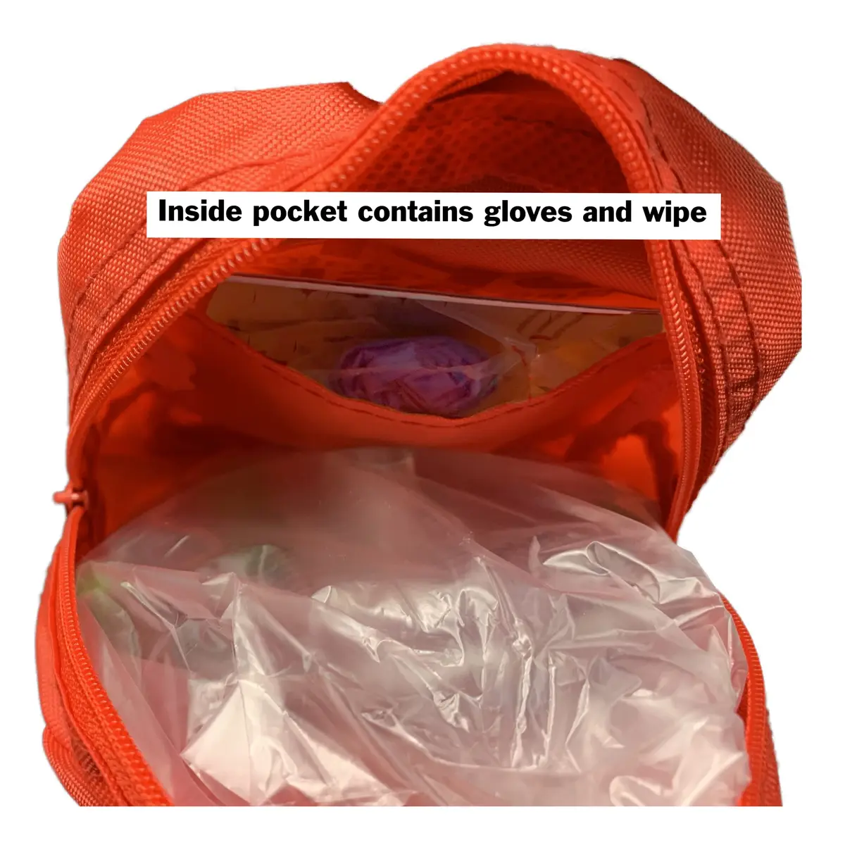 WNL Products CPR Rescue Mask Kit with Infant Mask, 5 Pack | Adult/Child & Infant CPR Mask with One-Way Valve, Filter, Gloves, Wipe in Soft Red Case - view 6
