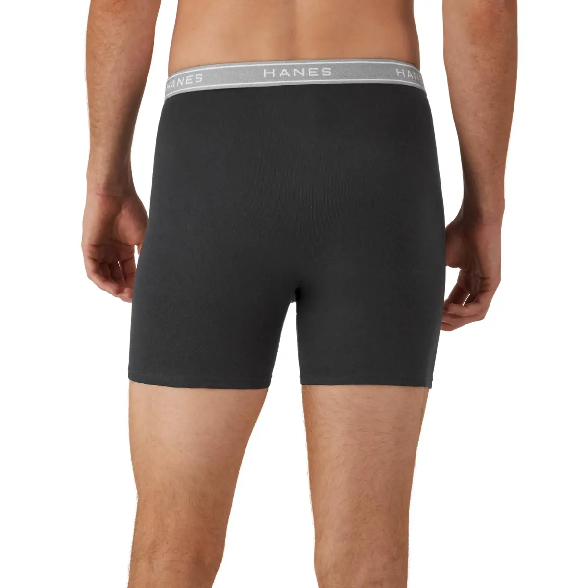Hanes Men Boxer Briefs, Cool Dri Moisture-Wicking Cotton, No-Ride-up, Multi-Pack, Sizes Up to 3XL | Breathable Comfort - view 3