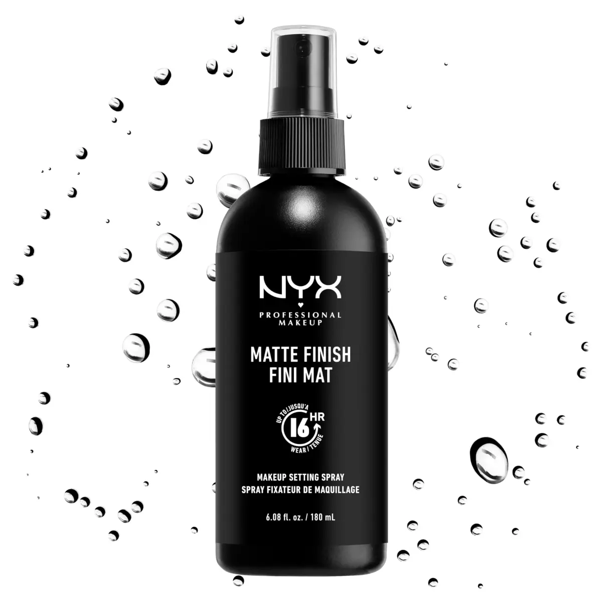 NYX PROFESSIONAL MAKEUP Matte Finish Setting Spray Jumbo Size | 180ml (6.08 Fl Oz) Long-Lasting Face Mist - main product image