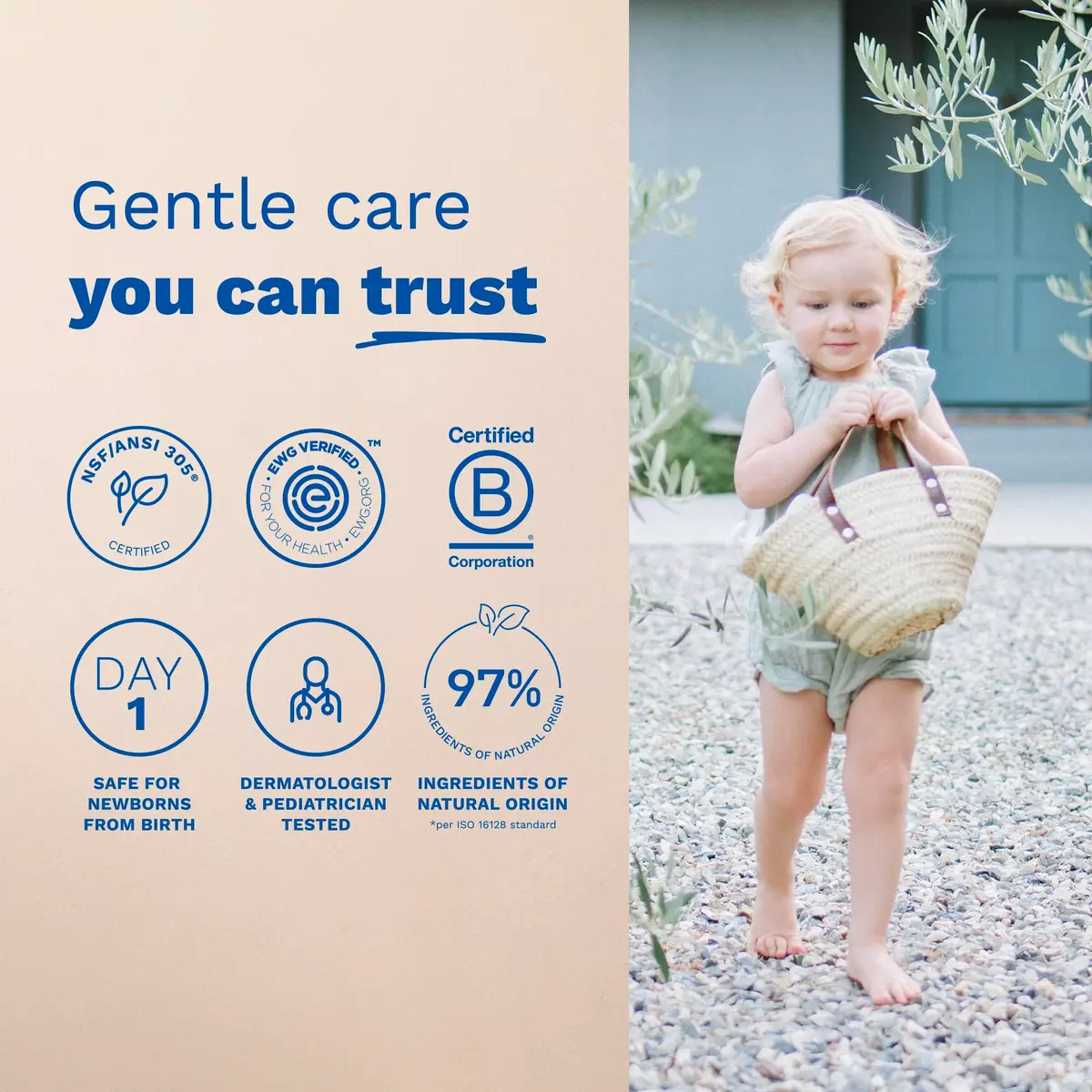 Mustela Certified Organic Micellar Cleansing Water 400ml (13.52 Fl Oz) | Gentle Rinse-Free Natural Cleanser for Baby, Kid & Adult - view 4