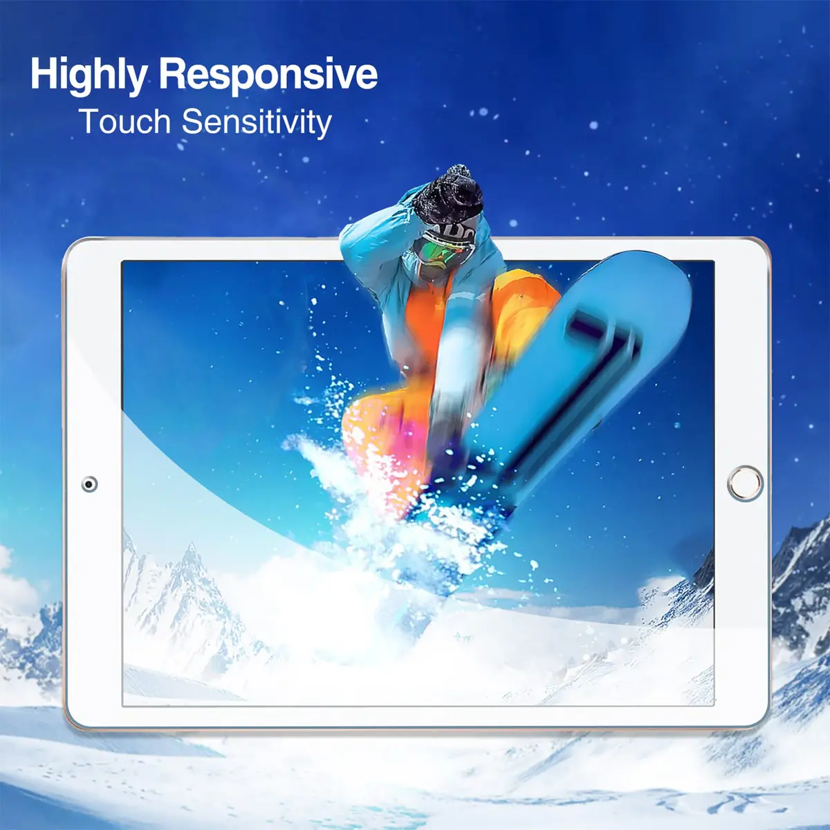 ProCase 2 Pack Tempered Glass Screen Protector for iPad 9.7" (6th/5th Gen, Air 2/1, Pro 9.7) | HD Clear, 9H Hardness, Bubble-Free - view 7