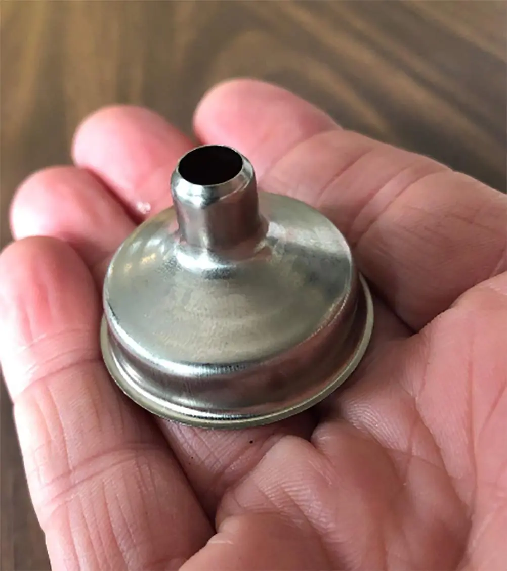 Yansanido Stainless Steel Mini Funnels 1.25 Inch | 12 Pack for DIY & Bottles - view 6