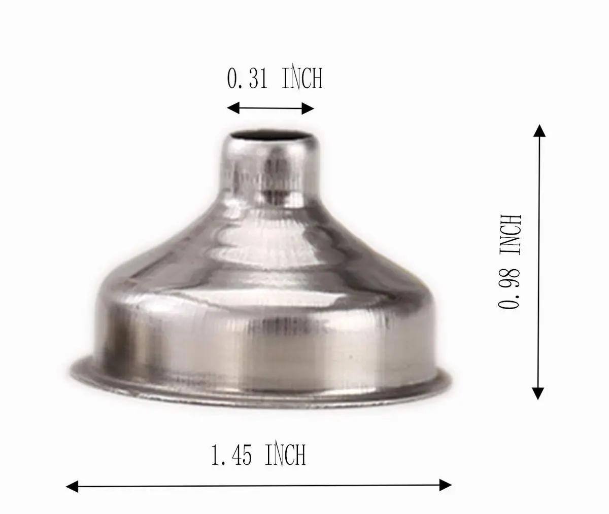 Yansanido Stainless Steel Mini Funnels 1.25 Inch | 12 Pack for DIY & Bottles - view 2