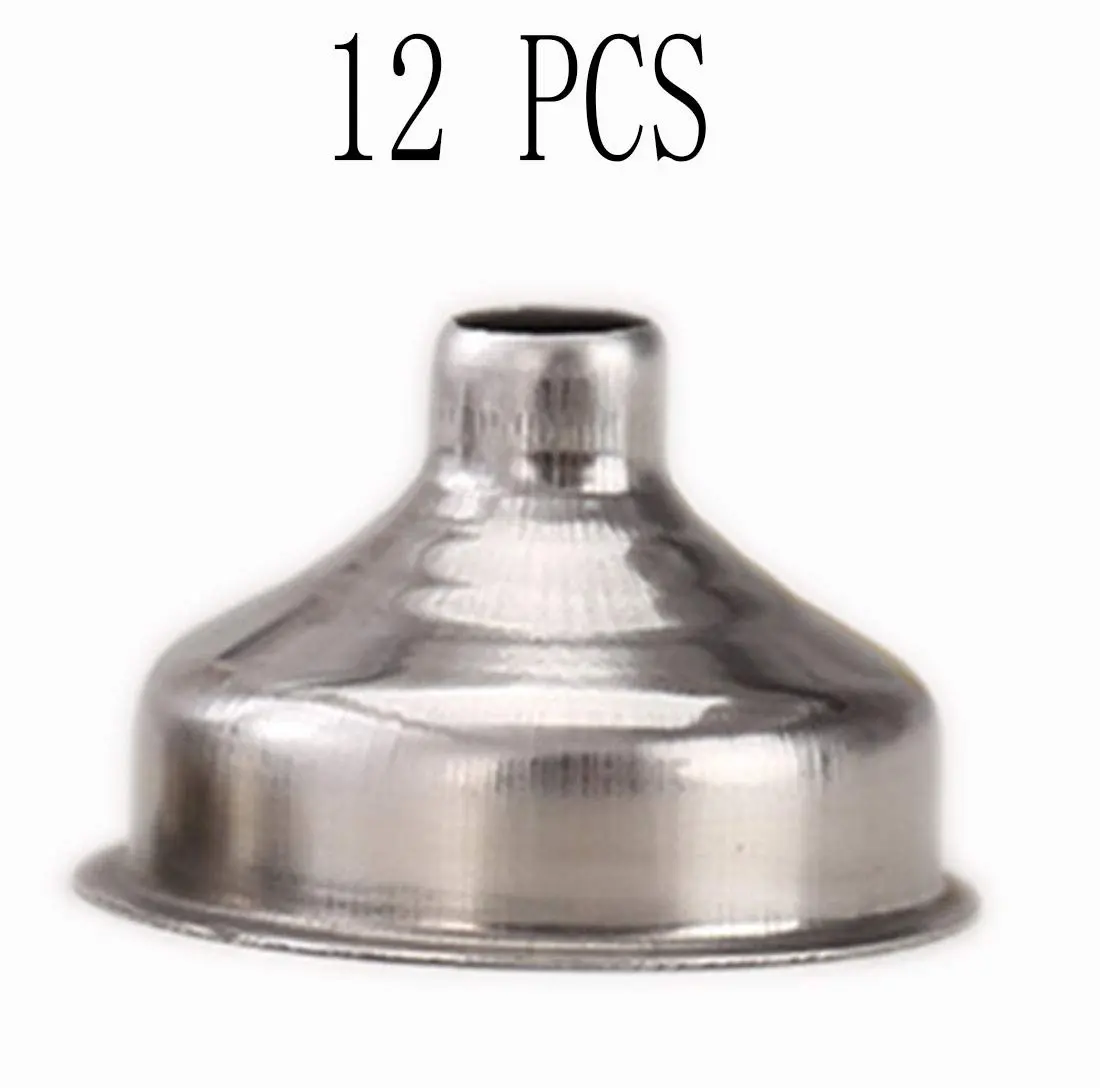 Yansanido Stainless Steel Mini Funnels 1.25 Inch | 12 Pack for DIY & Bottles - view 4
