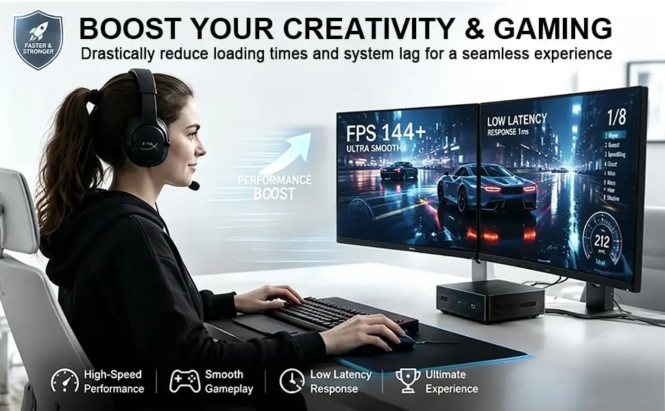 Kingshark gamer 128GB mSATA SSD SATA III 6Gb/s Internal Solid State Drive | High-Speed Storage for Laptop & Desktop - view 11