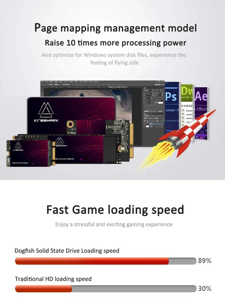 Kingshark gamer Msata SSD 1TB | High-Speed Internal Solid State Drive for Data Security & Reliability - view 4