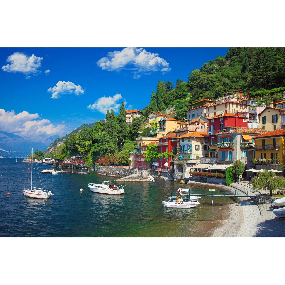 Lavievert 1000 Piece Jigsaw Puzzle Game for Adults - Lake Como, Italy | Family Bonding & Cognitive Fun - main product image