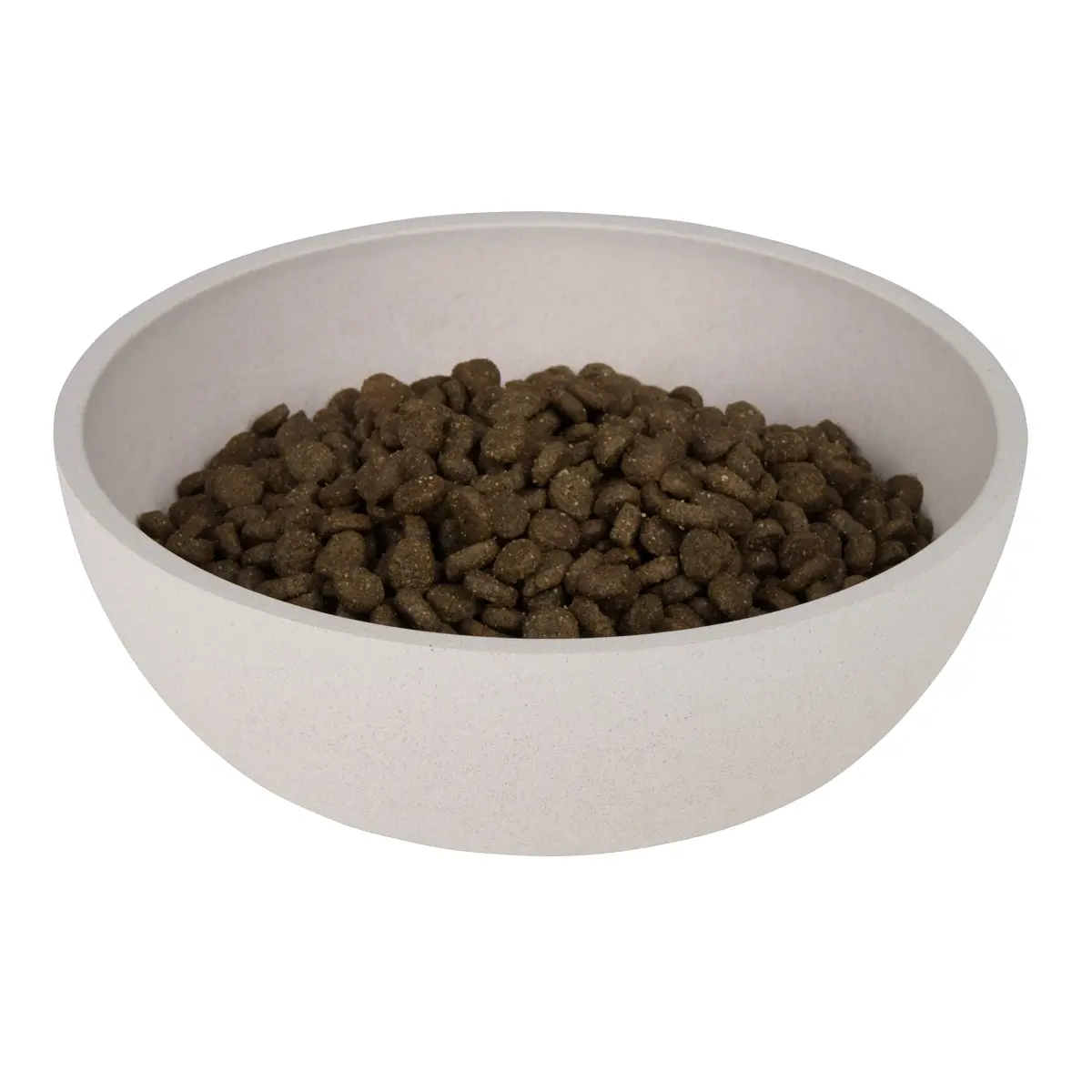 District 70 Bamboo Dog Bowl Medium Merengue 1000ml (33.8 Fl Oz) | Non-Slip Base for Dogs - view 2