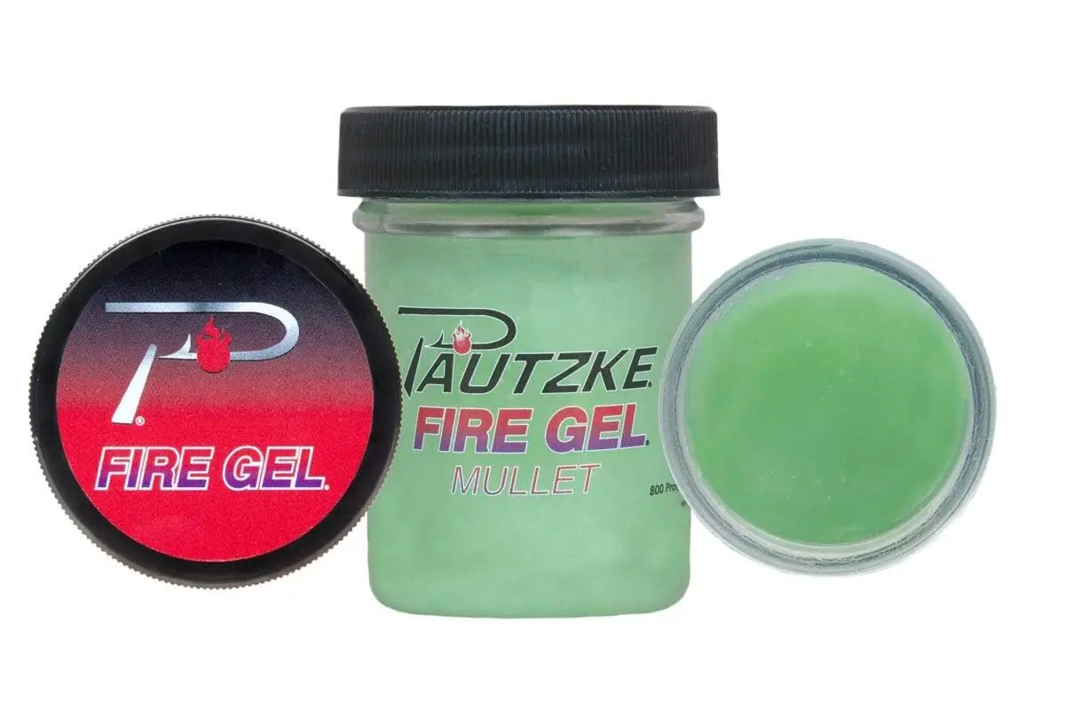 Pautzke Fishing Scent Attractant Fire Gel Bait, Mullet | Long-lasting Fish Catching Scent - main product image