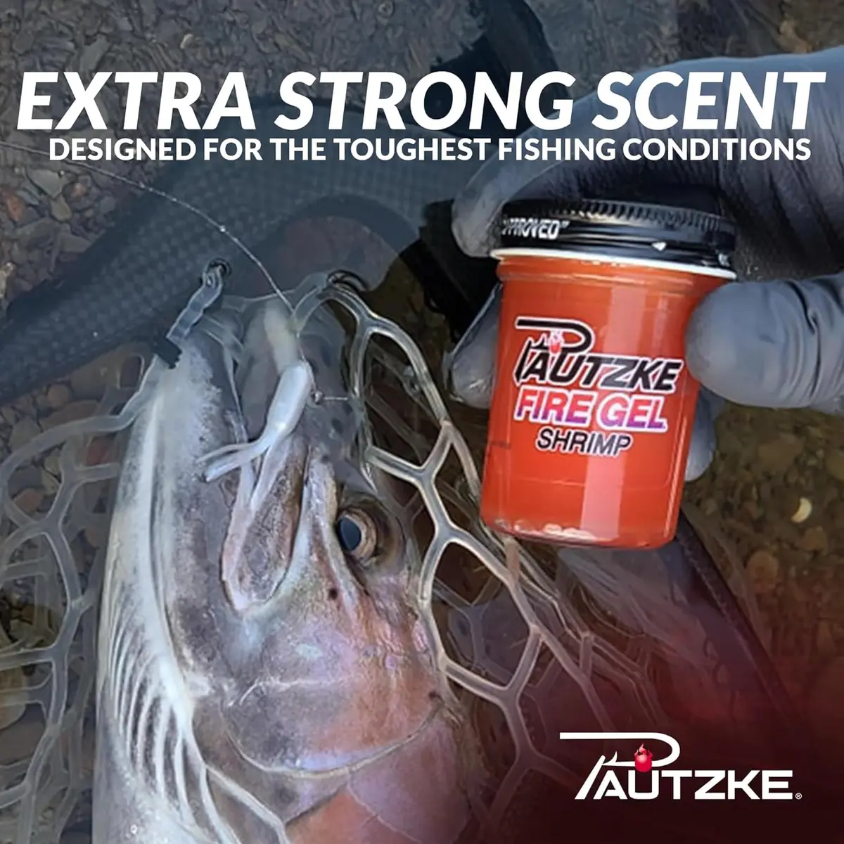 Pautzke Fishing Scent Attractant Fire Gel Bait, Mullet | Long-lasting Fish Catching Scent - view 5