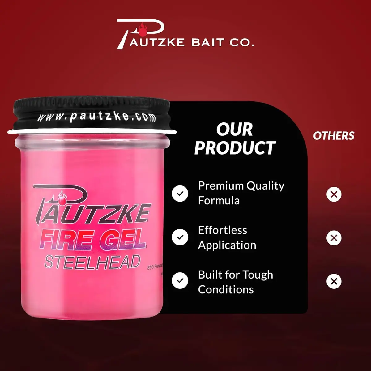 Pautzke Fishing Scent Attractant Fire Gel Bait, Mullet | Long-lasting Fish Catching Scent - view 6