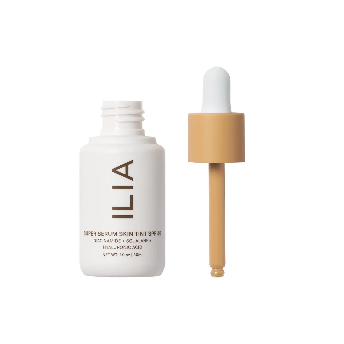 ILIA Super Serum Skin Tint SPF 40 Ora ST6 | 30ml (1 fl oz) | Dewy Finish, Hyaluronic Acid, Niacinamide - view 2
