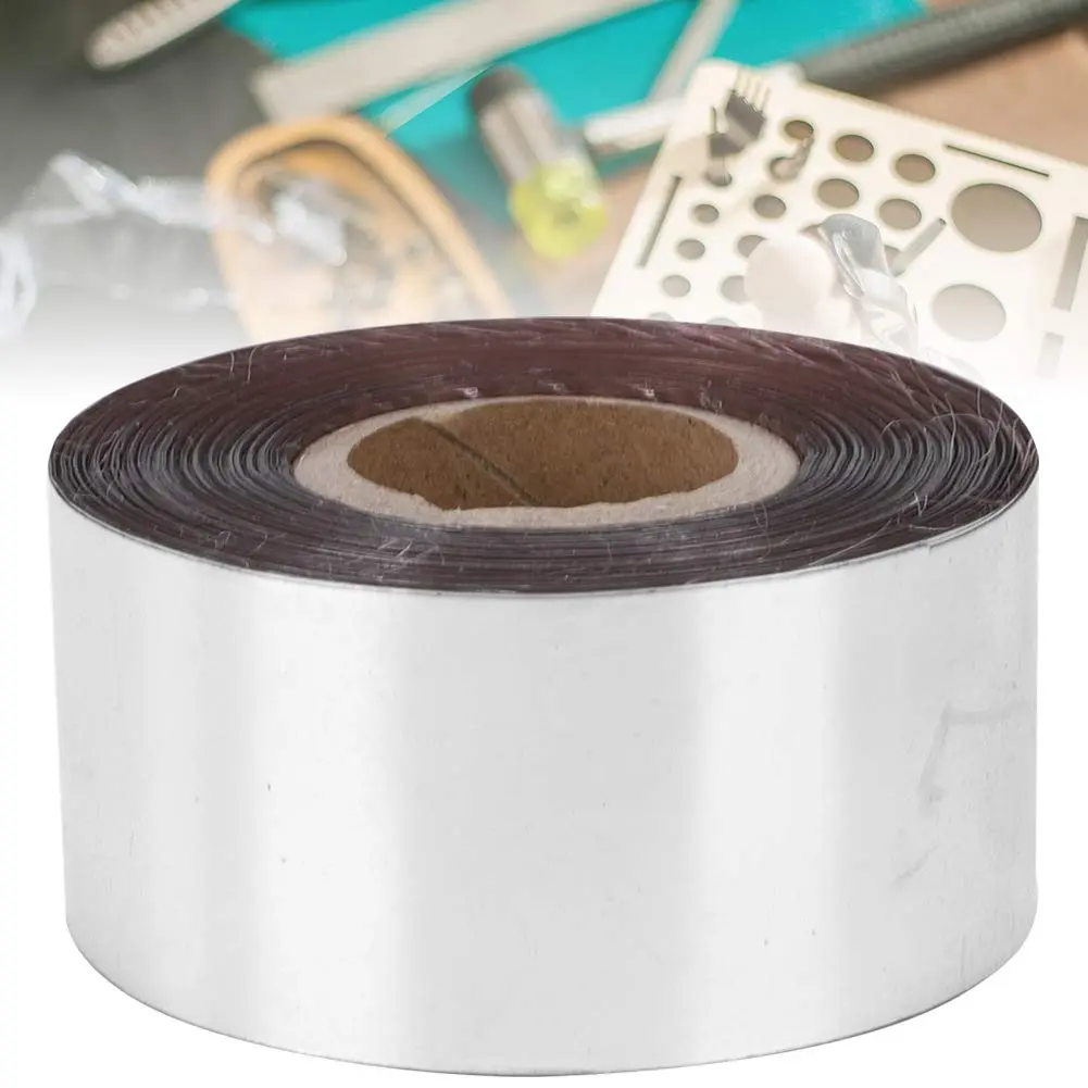 Yinuoday Hot Stamping Foil Paper Silver 3cm x 120m (0.1ft x 393.7ft) | Smooth Surface, Good Stamping Effect - view 5