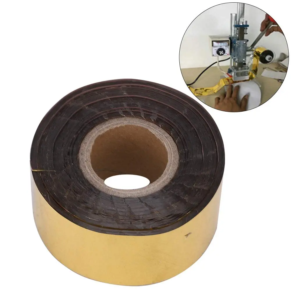 Yinuoday Hot Stamping Foil Paper Gold 120m (393.7ft) | For Leather, Paper, Wood, Cloth & Gift Boxes - view 6