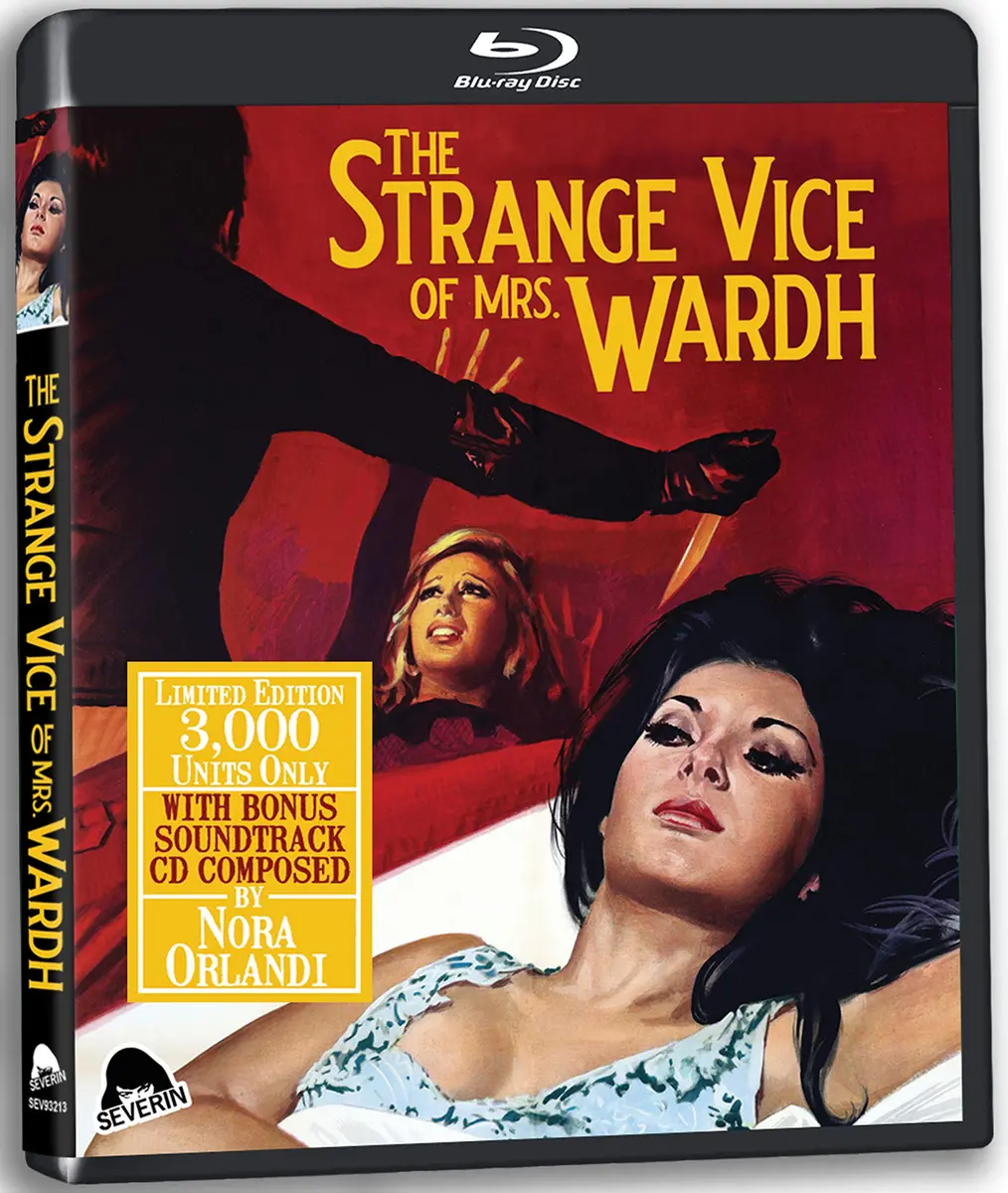 Severin Films The Strange Vice of Mrs. Wardh Blu-ray | Giallo Masterpiece in 4K, 100 Min, English & Italian, Region 1 - main product image