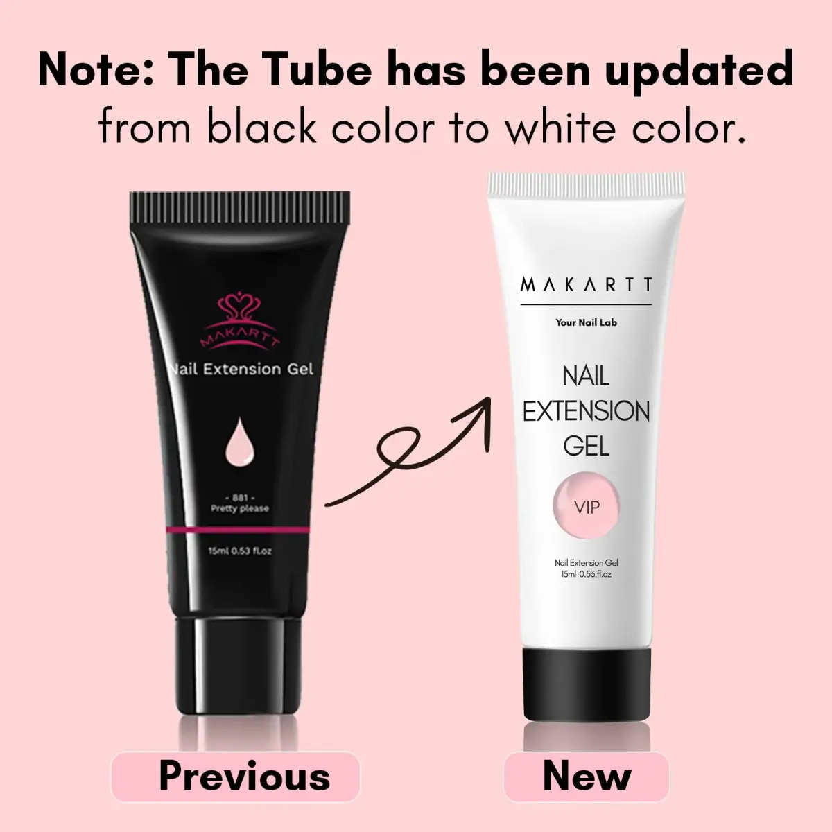 Makartt Nude Colors Poly Nail Gel Kit 15ml (0.5 Fl Oz) | All-in-One Builder Gel Extension Set with Slip Solution, Base, Top Coat, Forms - view 3