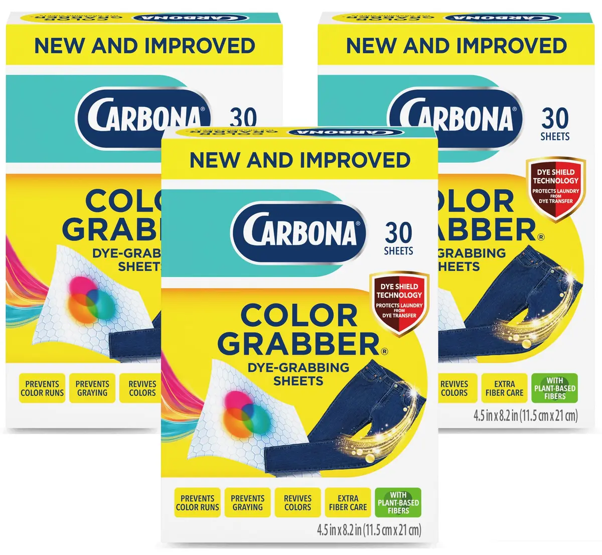 Carbona Color Grabber Sheets 30 Count | Prevents Color Runs & Bleeding in Laundry - main product image