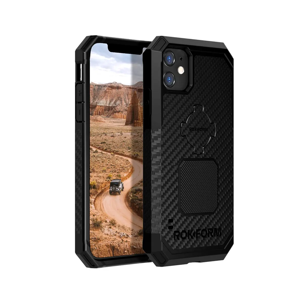 Rokform Rugged Series iPhone 11 Case with RokLock Twist Lock & Magnetic Mount - Black - main product image